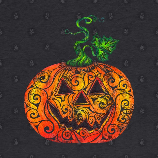 Swirly Pumpkin by VectorInk